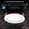 Luxrite 6 Inch LED Fire Rated Recessed Lights 5CCT Selectable 13W 1050LM Dimmable 2 Hour Rated Baffle, 6PK LR23493-6PK - alternate 3